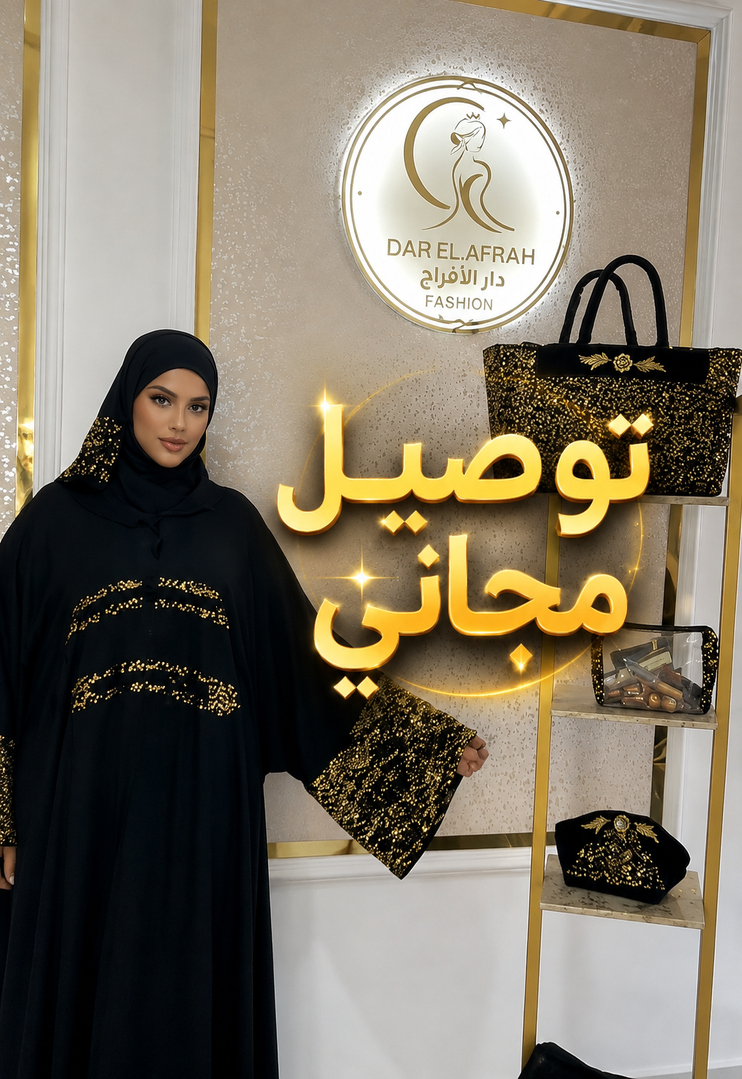 طقم العباءة و القفة